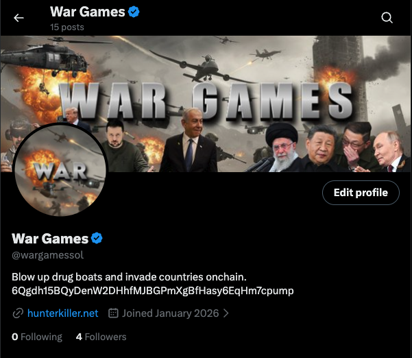 War Games (@wargamessol) / Posts / X