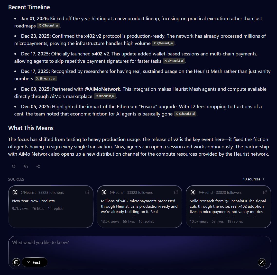 Execution > Roadmaps
The next milestones will be bigger.