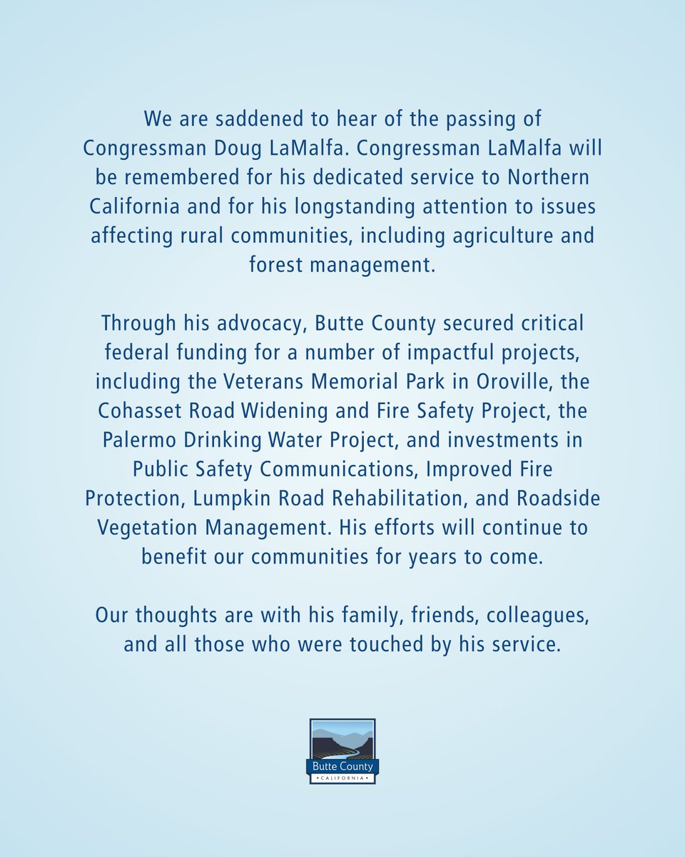 County of Butte tweet media