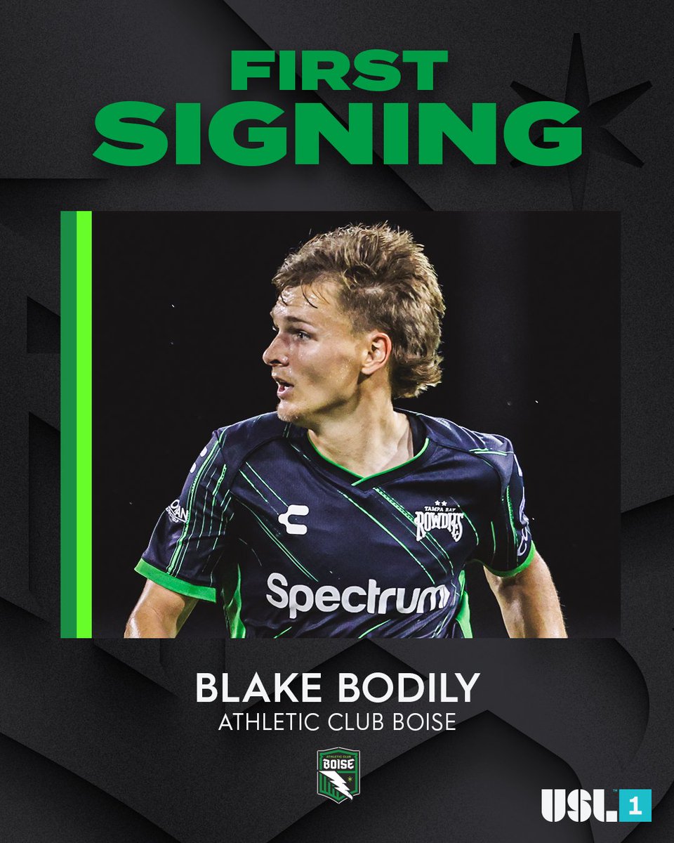 Idaho raised and Idaho 𝙈𝘼𝘿𝙀. 😤

<a href="/BoiseProSoccer/">Athletic Club Boise</a> has inked hometown product <a href="/BlakeBodily/">Blake Bodily</a> to a contract, making him the club's first-ever signing!

➡️ bit.ly/4q97Sz9