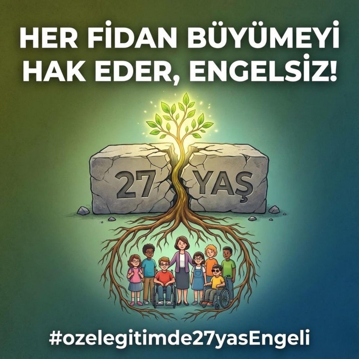 Destek kesildi, geleceğim karardı. Bana 'yaşlandın' diyerek hayatımdan çaldılar. İlerleme kaydedemeyeceğime kim, nasıl karar verebilir?
<a href="/RTErdogan/">Recep Tayyip Erdoğan</a> <a href="/cbsbb/">T.C. Cumhurbaşkanlığı Strateji ve Bütçe Başkanlığı</a> <a href="/HMBakanligi/">T.C. Hazine ve Maliye Bakanlığı</a> <a href="/tcailesosyal/">T.C. Aile ve Sosyal Hizmetler Bakanlığı</a> <a href="/tcmeb/">Millî Eğitim Bakanlığı</a>
#ozelegitimde27yasEngeli