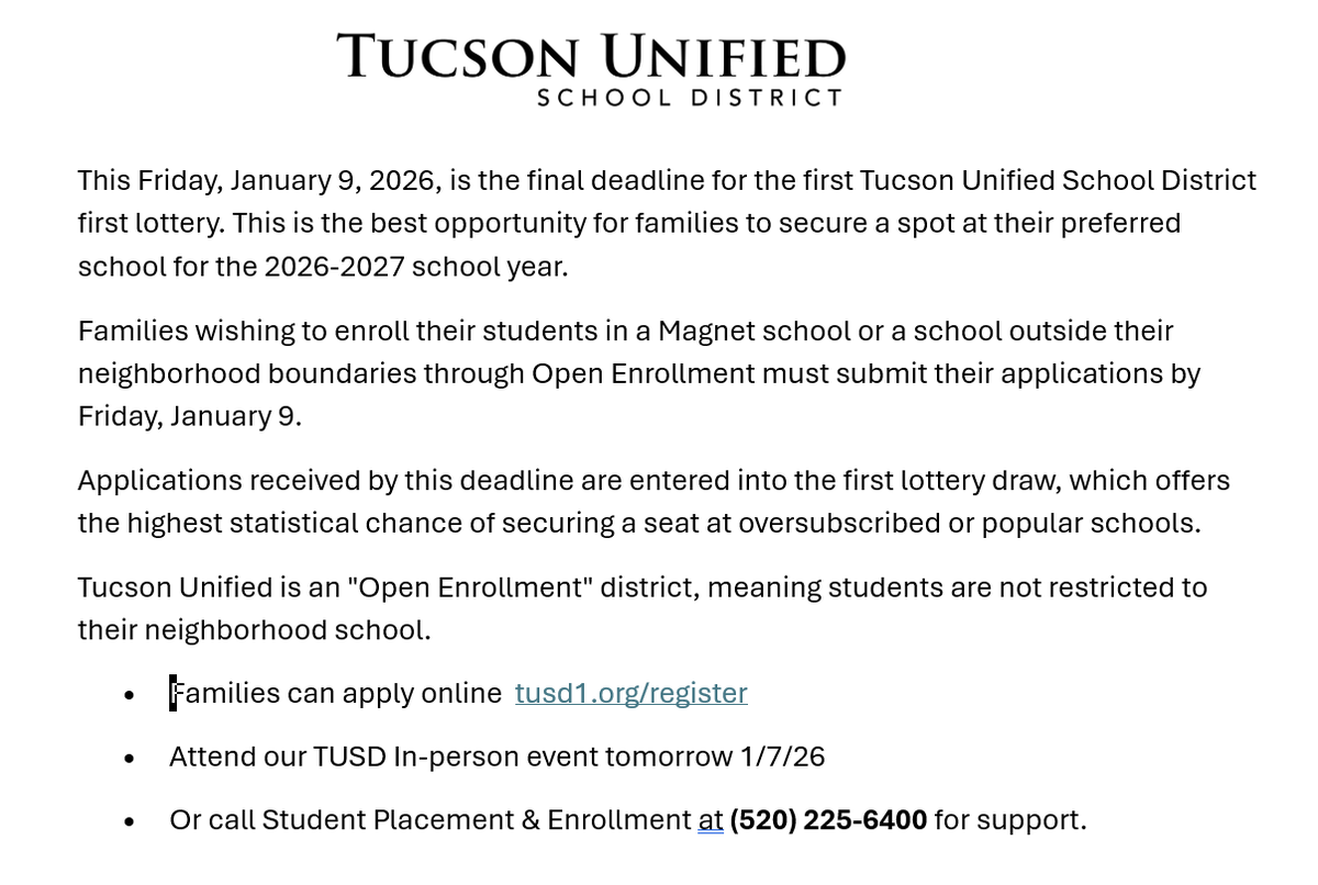 Tucson Unified tweet media