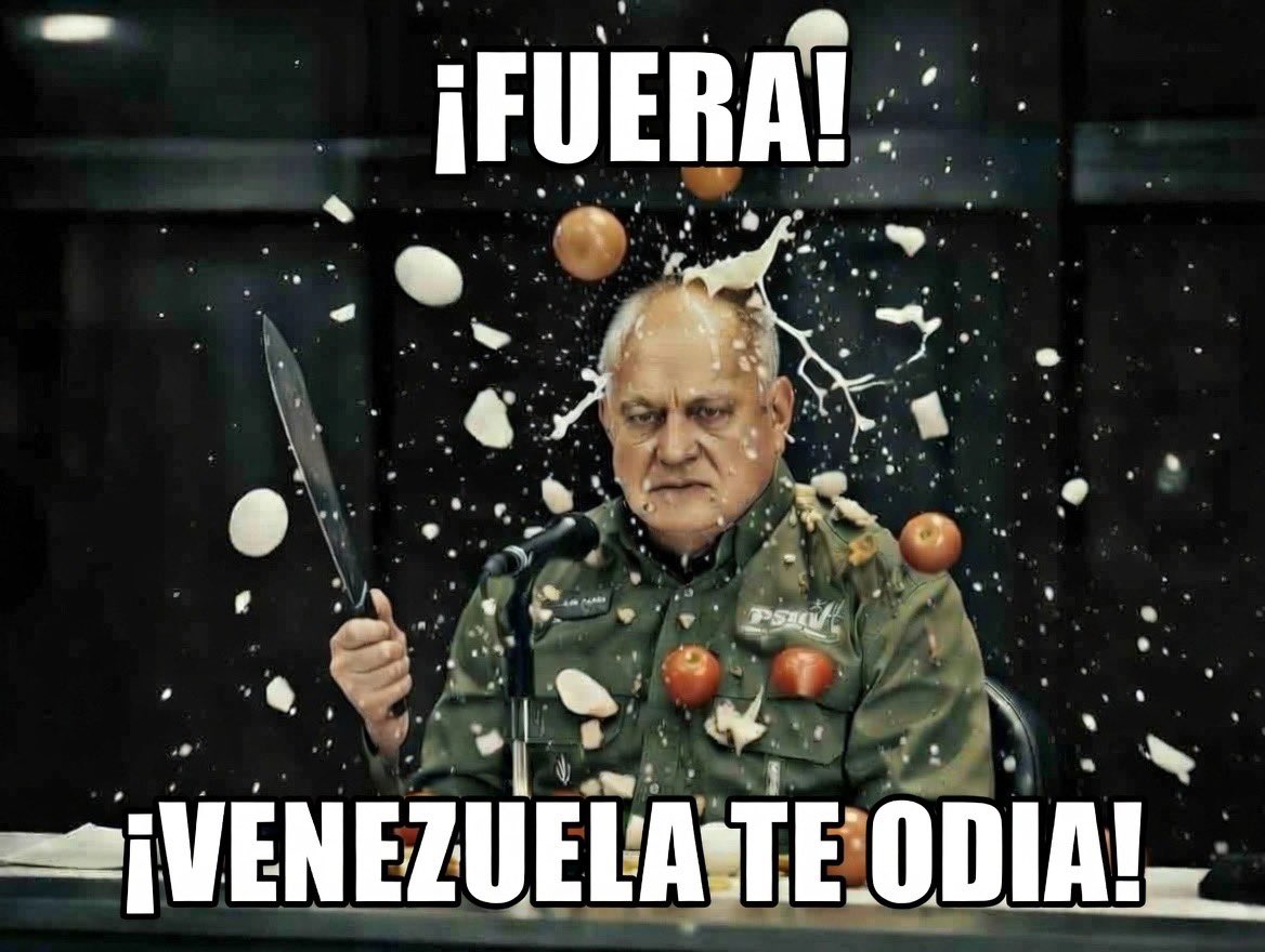 ZFrandjian39338's tweet photo. ¡FUERA!  ¡VENEZUELA LOS REPUDIA A LOS DOS! https://t.co/0IP5NMkroE