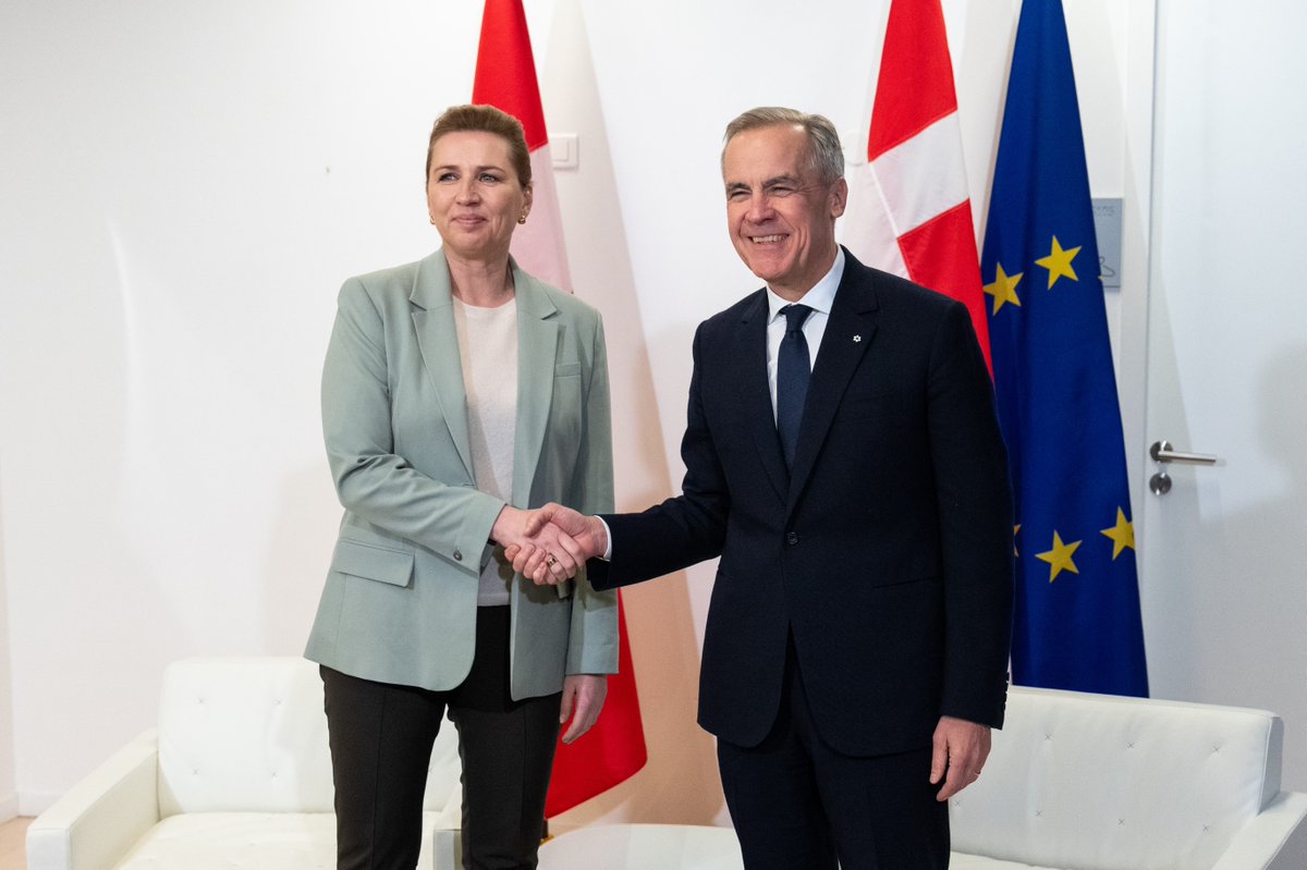 Prime Minister Carney and Danish Prime Minister Mette Frederiksen met in Paris today to discuss Arctic security and support for Ukraine. PM Carney emphasised Canada's support for Denmark's sovereignty and territorial integrity,