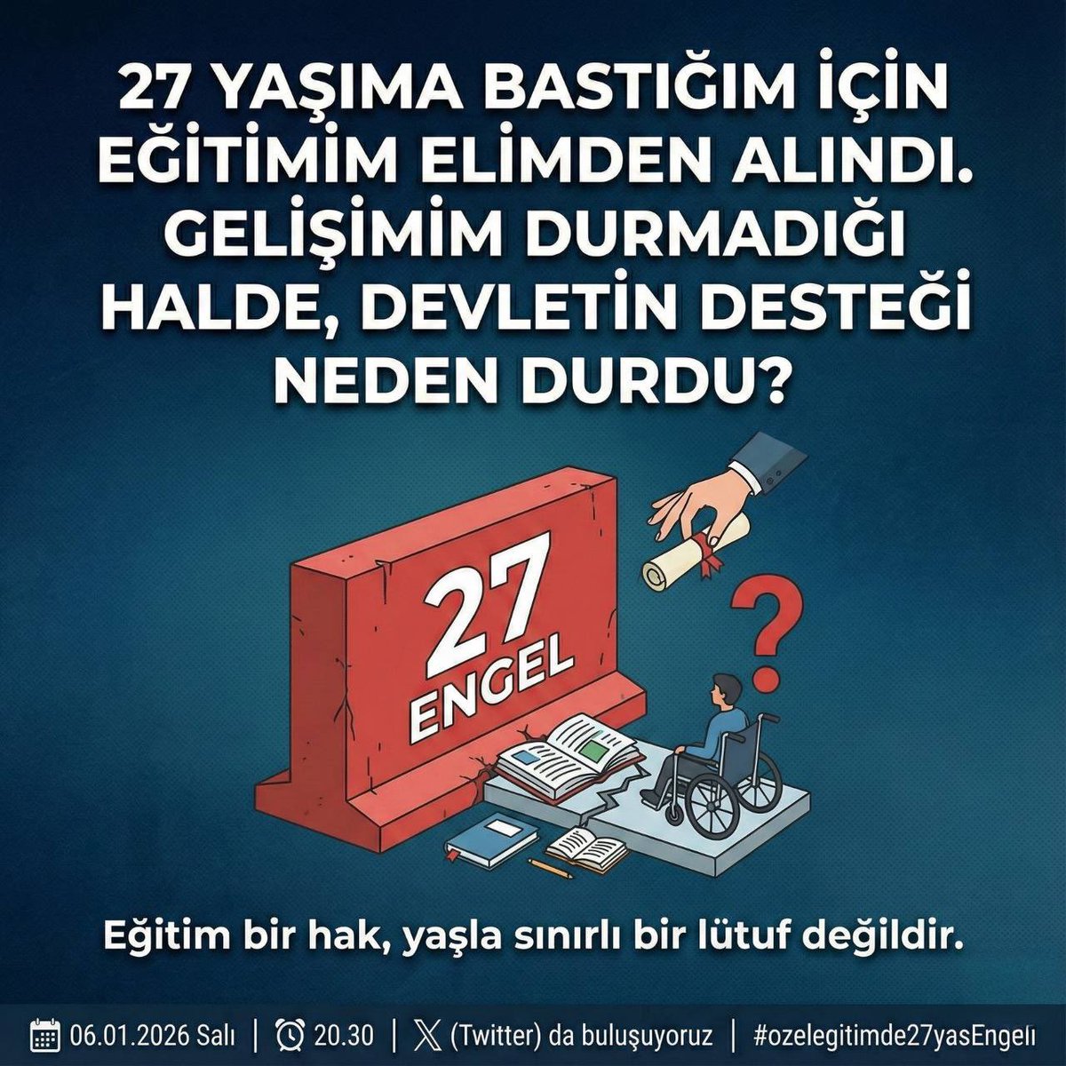 #ozelegitimde27yasengeli