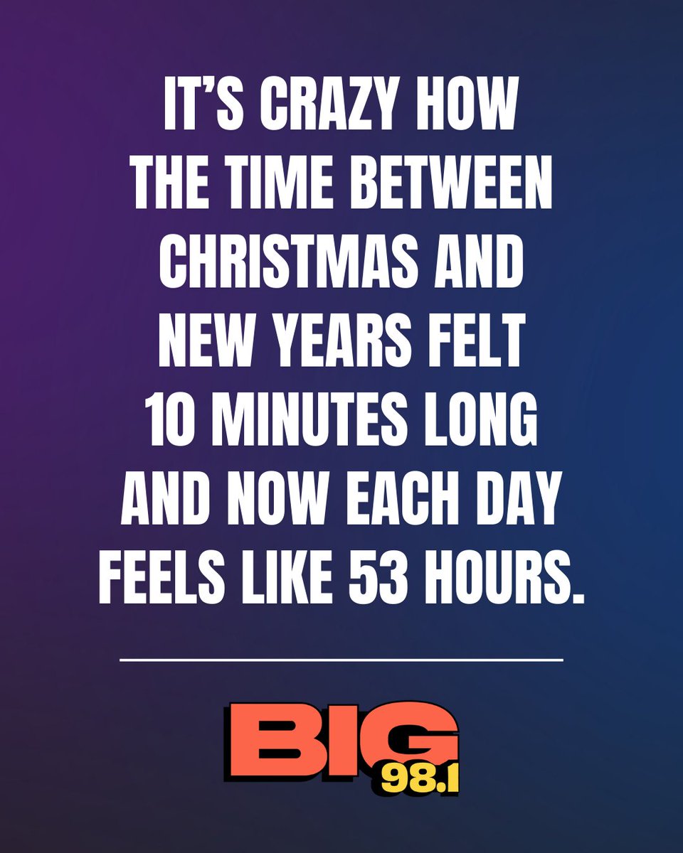 Remember when we had no concept of time or what day it was? That was nice.