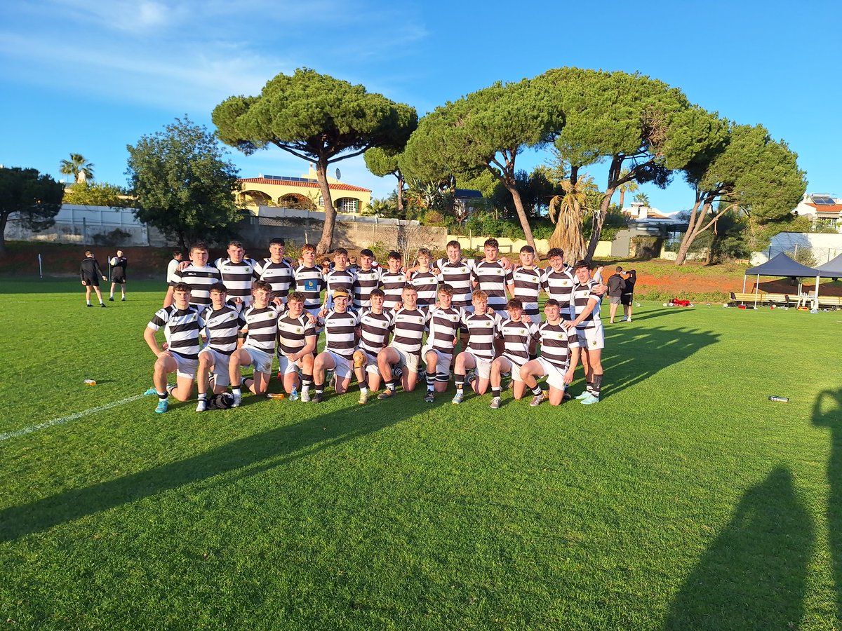 After a titanic struggle, <a href="/pbcrugby/">Pres Rugby™</a> SCT prevailed over <a href="/CCRoscrea/">Cistercian College</a> , 29-22, Olan Healy with the winning try converted by Dave Nolan. Thx to <a href="/CCRoscrea/">Cistercian College</a> players &amp; management, with gratitude also to ref, Paolo Duarte, presiding in his final game.
<a href="/brownsvilamoura/">Browns Sports Resort</a> <a href="/rugbytravelirl/">Rugby Travel Ireland</a>