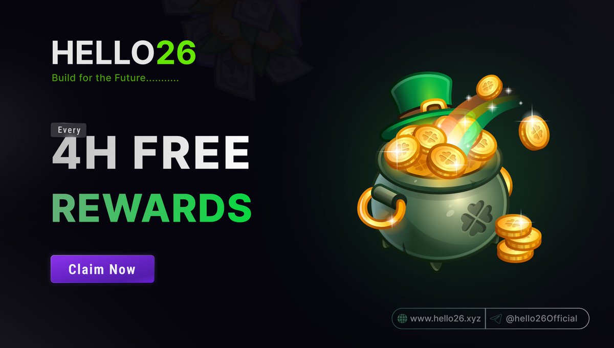 hello26Official's tweet image. 🆓 Crate Opening is Now Live!

You can now directly collect $H26 tokens by opening free crates every 4 hours.
No keys needed - just open, collect, and earn.

🌐 Open Now: farcaster.xyz/miniapps/zBLLI…

Stay active, collect more keys, and increase your rewards.
Start opening crates now…