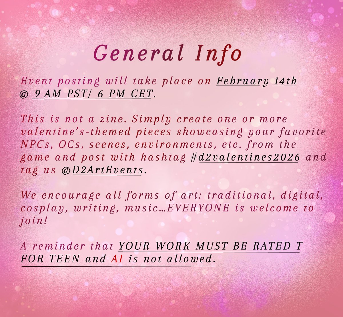 Destiny Art Events - also in 🦋 tweet media