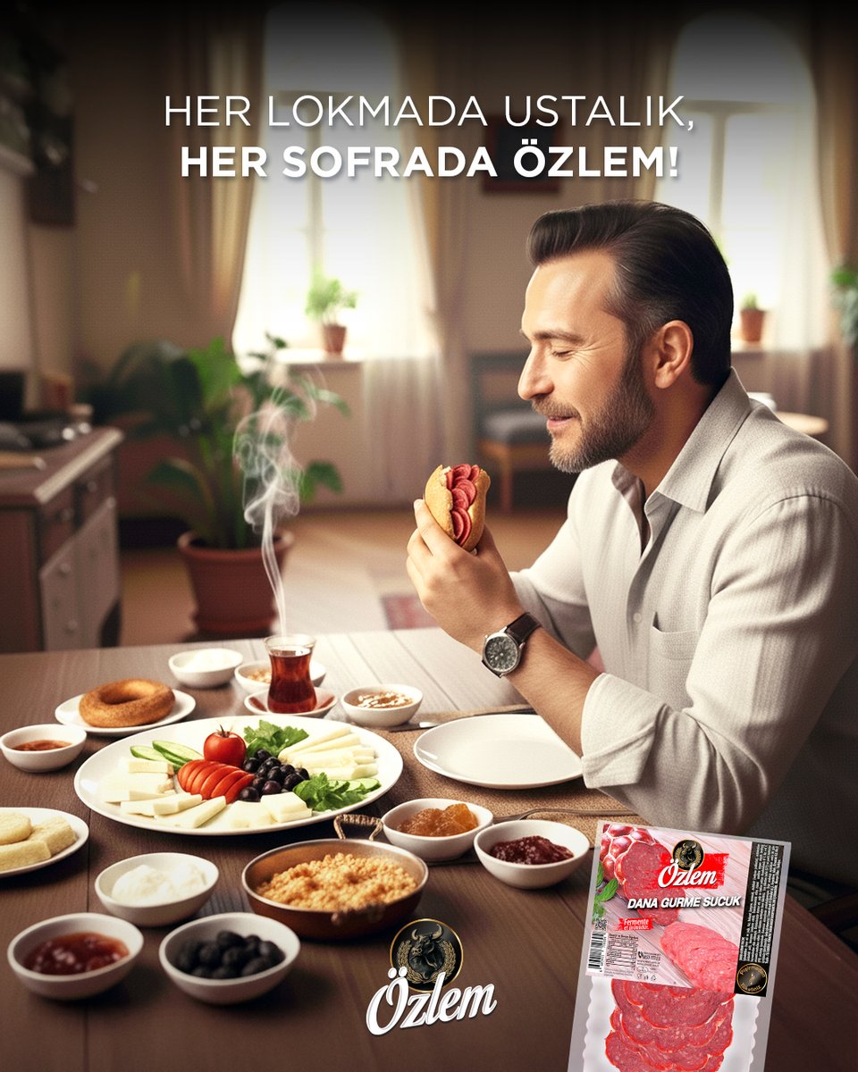 Demini alan çayın yanına, çıtır ekmeğin arasına,
sofrada buluşan damaklara en çok Özlem Dana Gurme Sucuk yakışır!
#Özlem #TarımKrediEt #TarımKrediGrubu