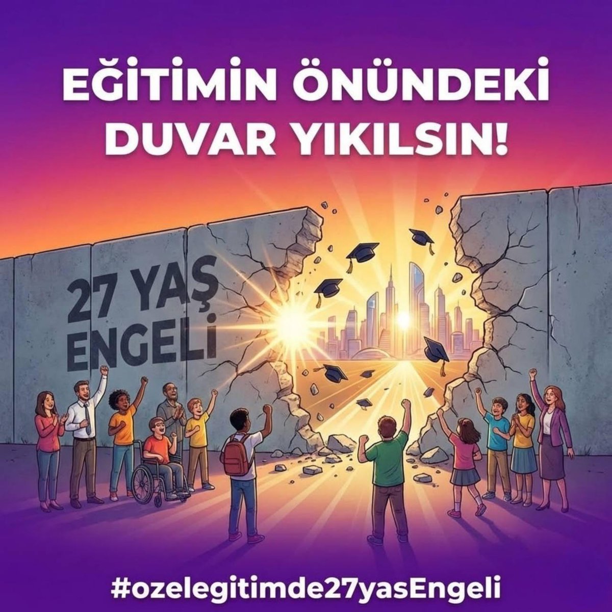 SunaKse15's tweet photo. Eğitim takvimle bitmez. İhtiyaç yaşla silinmez.
@RTErdogan @cbsbb @HMBakanligi @tcailesosyal @tcmeb
#ozelegitimde27yasEngeli https://t.co/ltOJZNCzAN