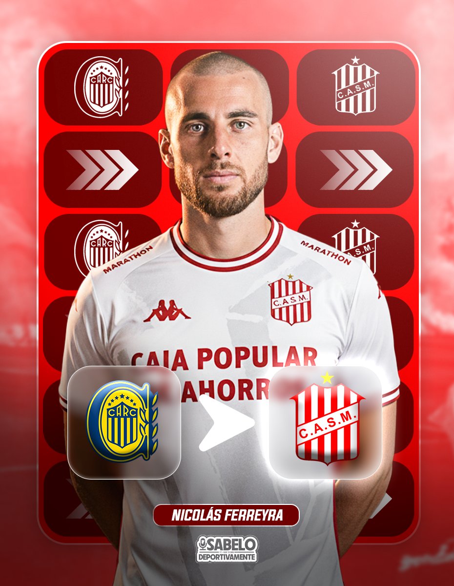 #Sanmartintuc  ¡EL FOSA A LA CIUDADELA! 🚨‼️ 

➡️🇦🇹 Nicolás Ferreyra, defensor central de 32 años será nuevo jugador de San Martín. 

✍🏻✅ Llega desde La Serena equipo de la Primera División de Chile.

#Sabelodeportivamente #Laserena #Mercadodepases