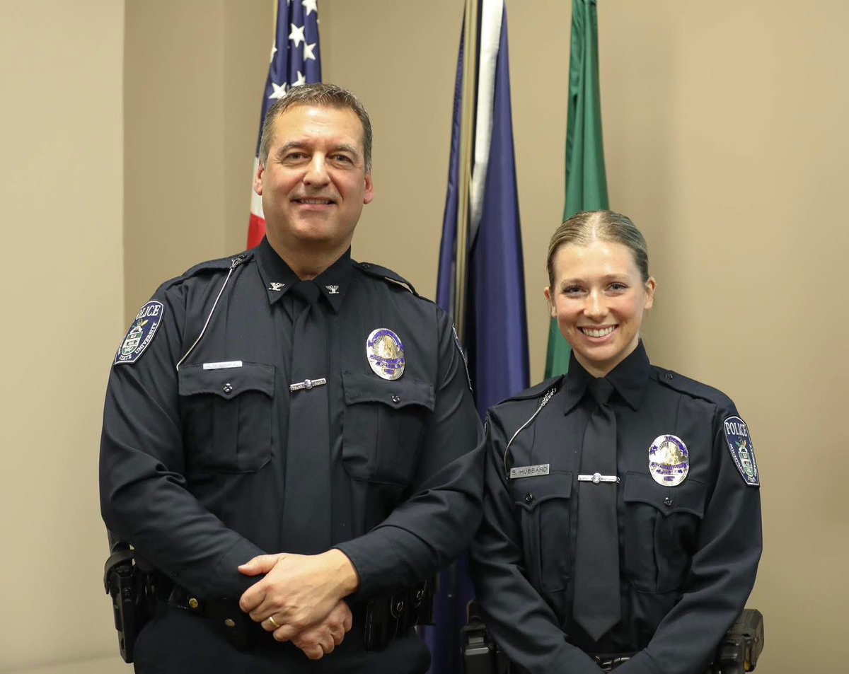 msupolice's tweet image. Today we proudly welcomed Officer Sarah Hubbard at her Police Officer Swearing‑In Ceremony.  A graduate of the 110th Mid‑Michigan Police Academy, Sarah brings dedication, valuable experience, and a deep connection to the MSU community.

Born and raised in Macomb, she later moved…