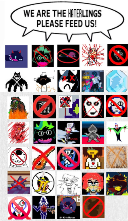 ThatTurtleIHate's tweet image. WE ARE THE HATERLING FORCES

PLEASE FEED US!