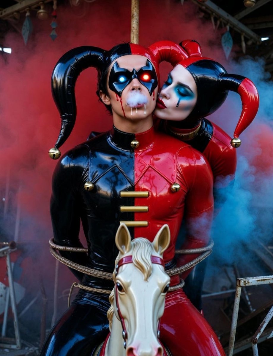 dmacchch's tweet photo. @Jake_hansen_DK SUPERBOY FEMINIZED BY JOKER AND DRAINED OF POWERS BY KRYPTONITE WARLOCK       ROBIN BITTEN BY VAMPIRE &amp; TRANSFORMED BY HARLEY QUIN YO BE HER LATEX TWIN https://t.co/Uqv0j7teMp
