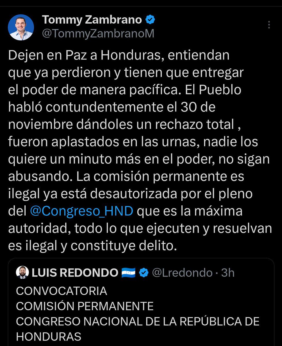 TVEShn's tweet image. #tvesteinforma | El diputado Tomás Zambrano exhorta a Luis Redondo y la Comisión Permanente a dejar en paz a Honduras.
#tves #noticias