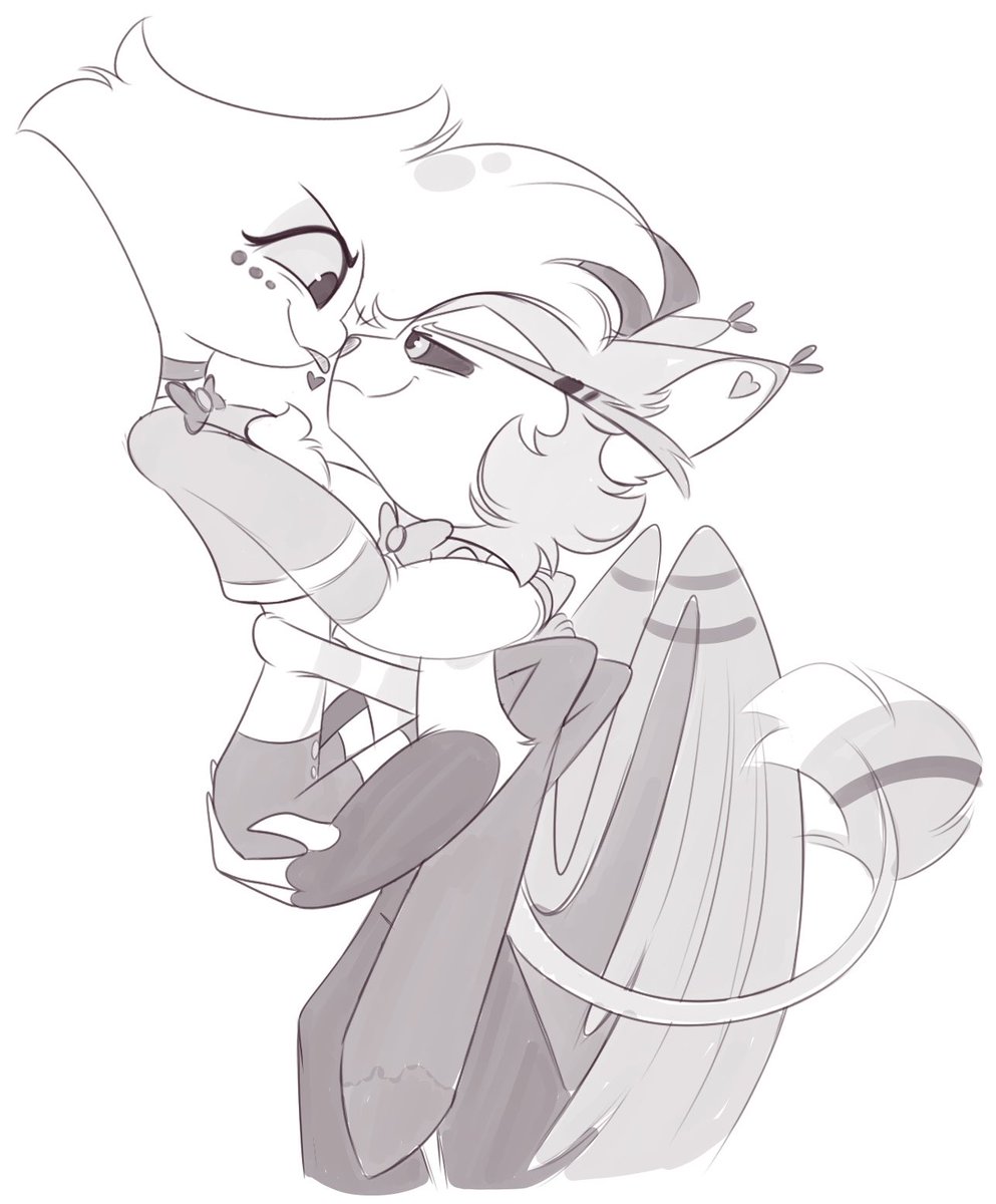 doodled the boys after a stressful day <33

#HazbinHotel #huskerdust