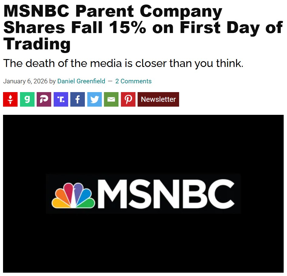 GenePatrickson's tweet image. Democrats destroy everything they touch.  One of the many victims is the legacy media they have infested with their poisonous agendas.