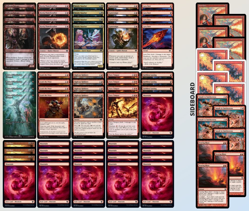 _domino168's tweet photo. On last sunday achieved the top4 in PauperGoat 2026 (sadly only 36 players) with monoR Madness!
MonoU Faeries 🐓🔥🔥
MonoR Rally 🔥🐓🔥
Rakdos Madness 🐓🔥🔥
White Weenie 🐓🐓
Altar Tron 🔥🔥
Round 6 ID
---
Jund Wildfire 🔥🐓🔥
Golgari Food Pestilence 🐓🐓 https://t.co/ZHdei8h9OX