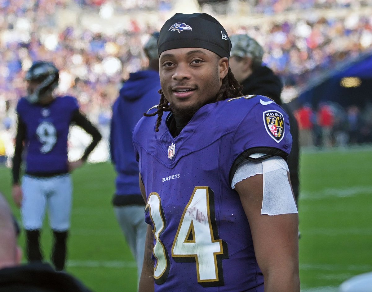 RealmRavens's tweet photo. The Baltimore Ravens full list of free agents. Who are you bringing back and who are you letting walk?

Dre’Mont Jones
Alohi Gilman
Tyler Linderbaum
Isaiah Likely
Deandre Hopkins
Keaton Mitchell
Kyle Van Noy
Ar’Darius Washington
Patrick Ricard
Tylan Wallace
Joseph Noteboom
David Ojabo
Taven Bryan
Chidobe Awuzie
Brent Urban
Tyler Huntley 
Jake Hummel
Daniel Faalele
Charlie Kolar
Jordan Stout
Corey Bullock
Carl Jones Jr.
Dayton Wade
Basil Okoye
Chandler Martin