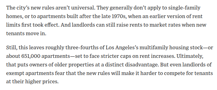 Can this be right? 3/4 of multifamily units in Los Angeles are pre-1980?