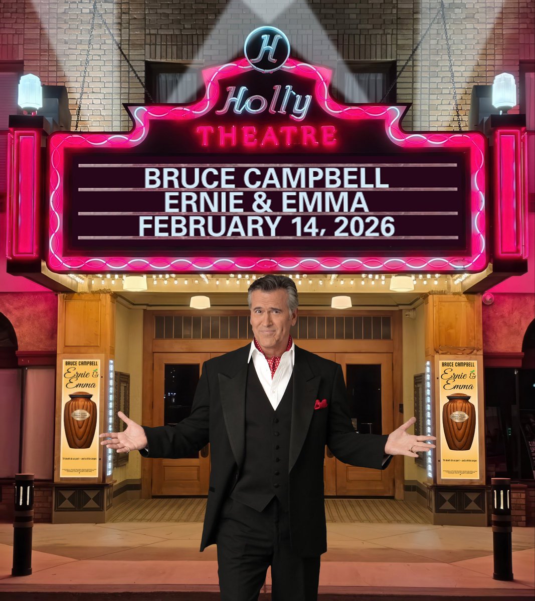 Hey gang, I'm excited to host the World Premiere of my new movie Ernie and Emma at the historic Holly Theatre in downtown Medford, Oregon on Valentine's Day, 2/14. Here's a link to get tickets: hollytheatre.ticketspice.com/ernie-emma-
This is gonna be a groovy way to ring in 2026 - join us!