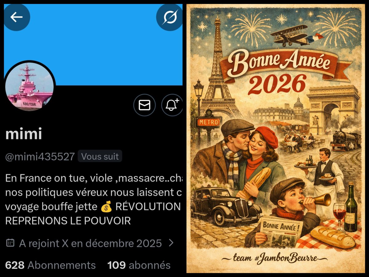 INFO🚨Merci de partager!
Mes amis abonnés😉
Ainsi que l'équipe #JambonBeurre #TeamPatriotes🇨🇵
Notre amie  <a href="/mimi435527/">mimi</a>  👍
Aurait besoin d'un petit coup de pouce pour grossir sa TL!🥳
Merci de vous abonner à elle!🙏
Et n'oubliez pas!😉
Tous ensemble nous sommes plus forts!🇨🇵