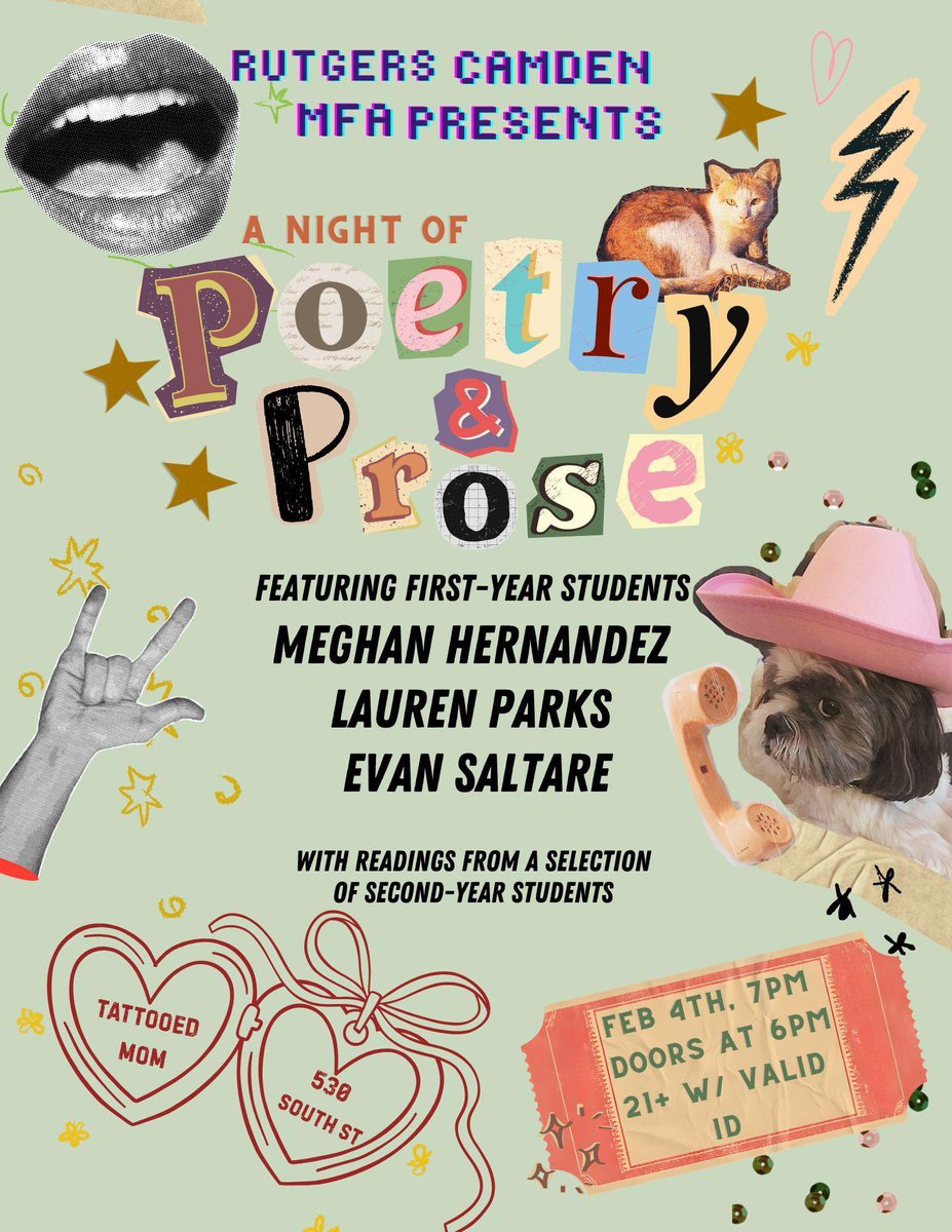 Rutgers Camden Writers House and MFA tweet media