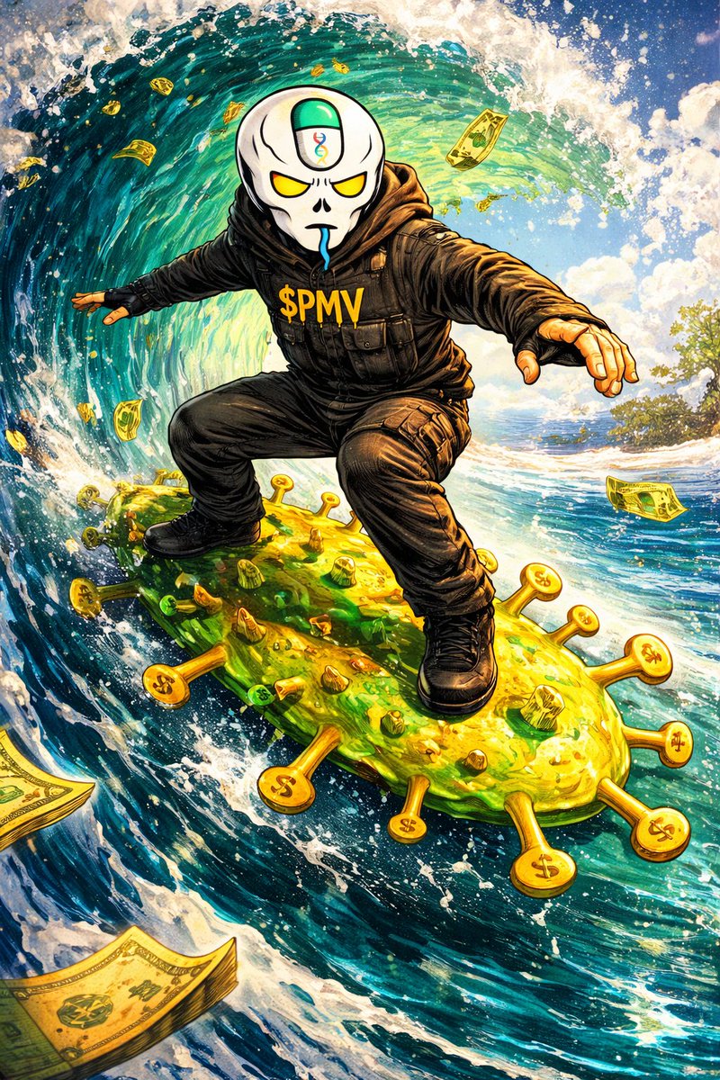 🌺 Aloha, $PMV North Shore 🏄‍♂️🦠

Massive 2026 swell—bull waves crashing charts.

Virus rides clean, no wipeouts.

Hang ten, braddahs. Infect the lineup.

Mahalo, holders. Own the ocean. 🌊🧠💉

CT, shred it.

$PMV

CA: DhaLZtprNqwpUYqhrTrtnCGSuxsdnk489UqSrZj3pump