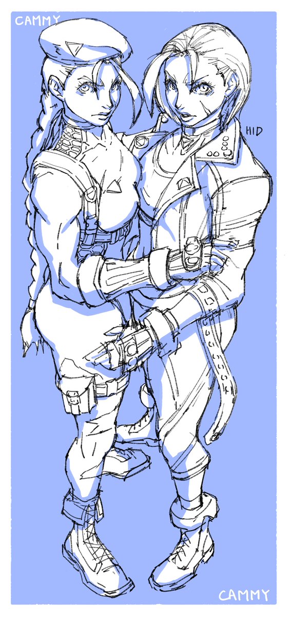 hidpict's tweet image. 1月6日はキャミィの誕生日という事で、これまで描いたキャミィいろいろ