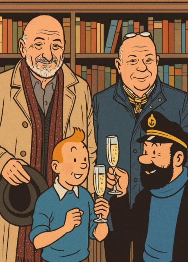 <a href="/perezreverte/">Arturo Pérez-Reverte</a> Siempre nos quedará Tintín ! Viva Syldavia !