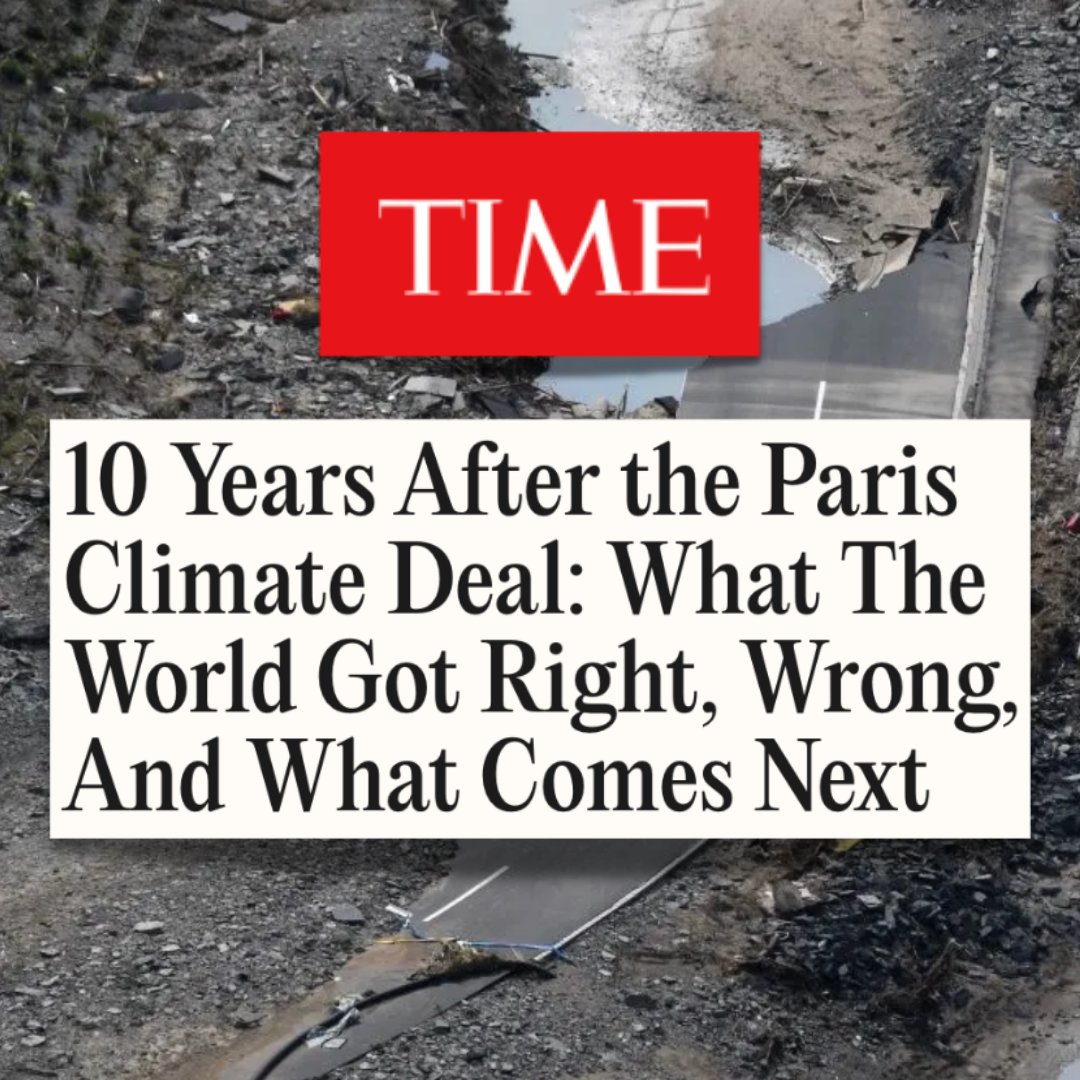 ClimateCrisisAG's tweet photo. “Perhaps the greatest failure of the last 10 years has been finance.”

In an interview with @TIME, @Sir_David_King  explores the successes and shortcomings of the Paris Agreement, and what we must do now to accelerate climate action.

Read the full interview: https://t.co/ibZcV3II2P