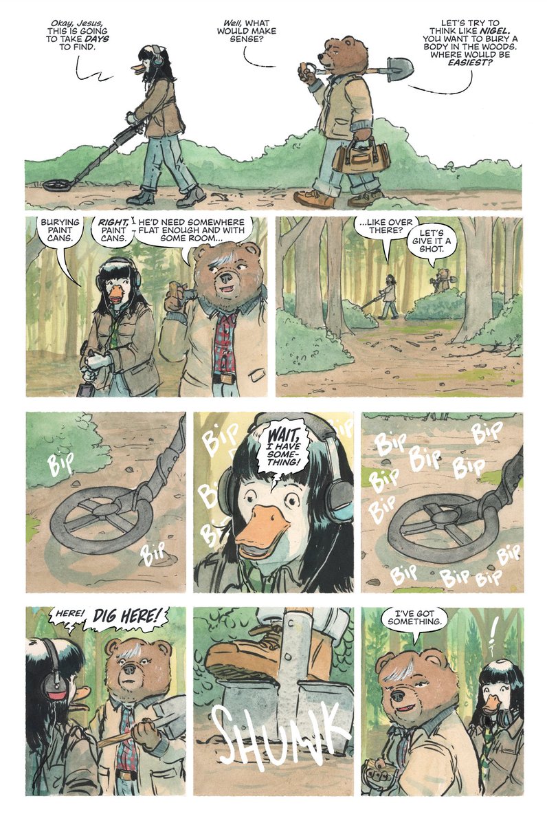 BTTWNSOfficial's tweet photo. Get a sneak peek at the next issue of Rite of Spring. What could Sam be up to?

Discover #SamanthaStrong’s endgame in the penultimate issue.

#BeneathTheTreesWhereNobodySees: #RiteofSpring #5 is at LCS or the IDW app next week!

#IDWDARK #Horror #NewComics @patrickhorvath https://t.co/vbIKiDm3UQ