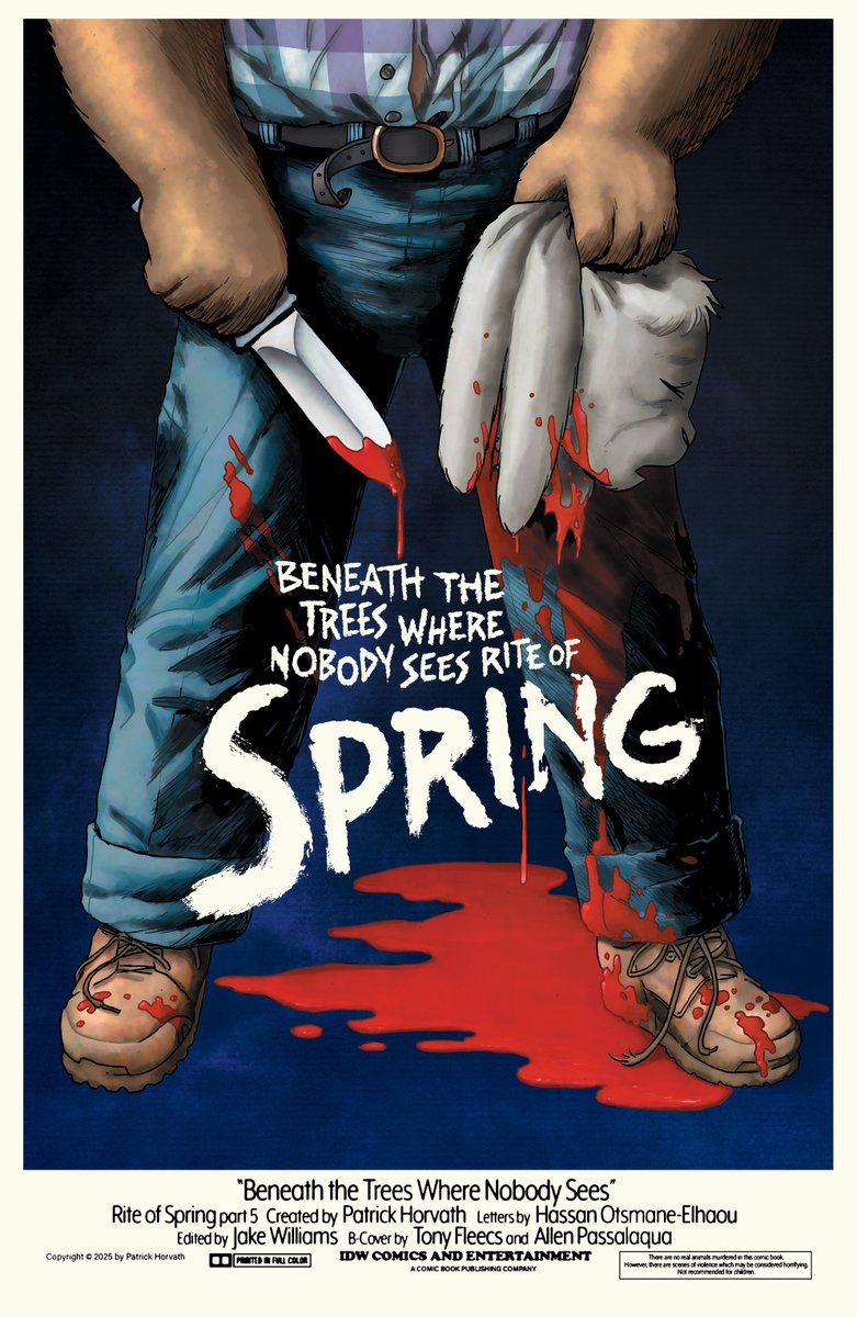 BTTWNSOfficial's tweet photo. Get a sneak peek at the next issue of Rite of Spring. What could Sam be up to?

Discover #SamanthaStrong’s endgame in the penultimate issue.

#BeneathTheTreesWhereNobodySees: #RiteofSpring #5 is at LCS or the IDW app next week!

#IDWDARK #Horror #NewComics @patrickhorvath https://t.co/vbIKiDm3UQ