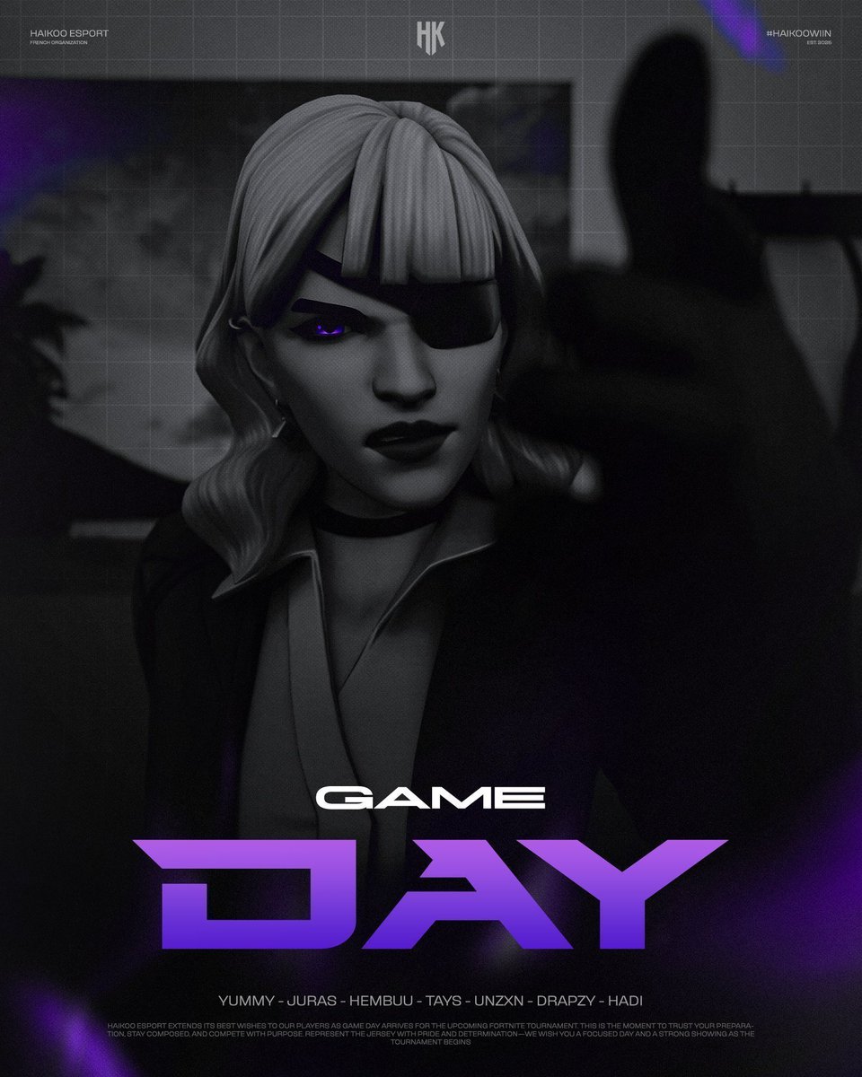 HaikooCDF's tweet image. Après la magnifique performance de nos prodiges hier, on change de mode et on part en reload ! 👊

On vise le top 20 pour décrocher notre qual en finale ! 🕵️‍♂️

#HAIKOORISING