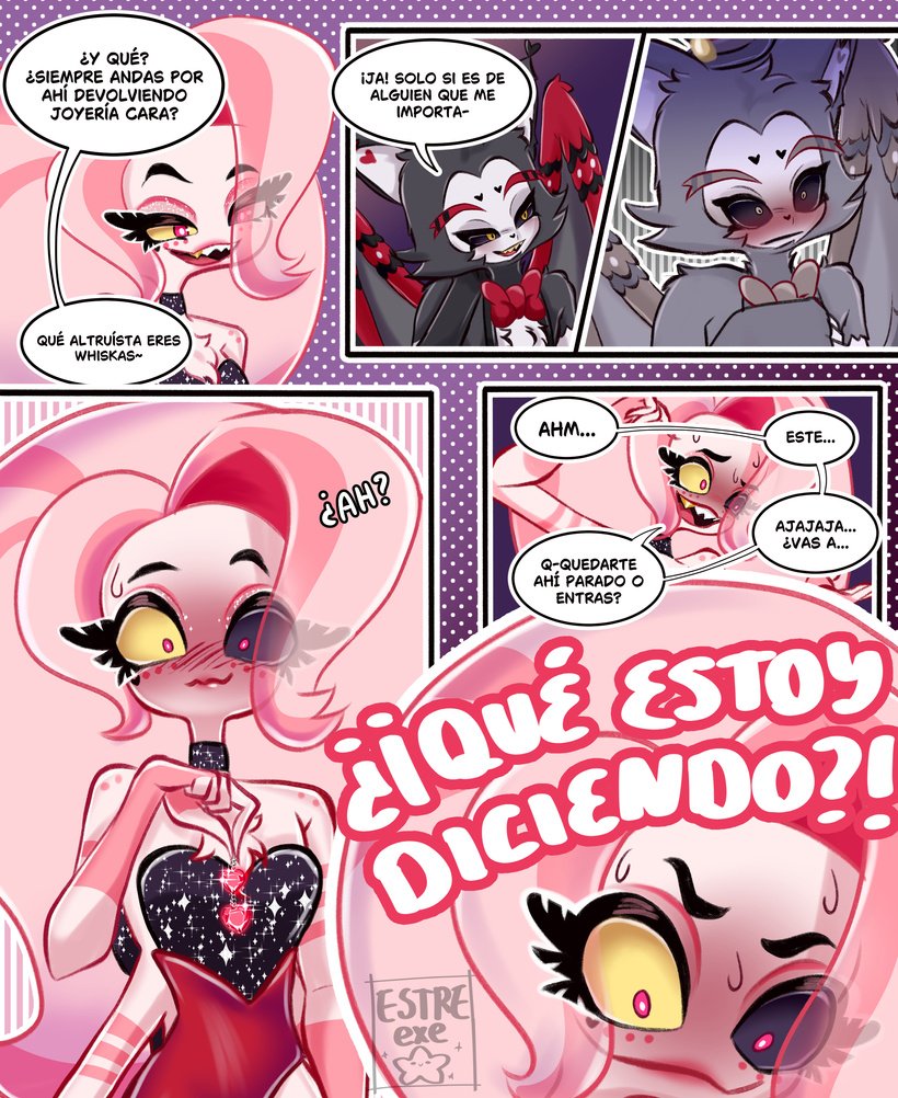 EstreExe's tweet photo. Losin' Streak 🕷️♣️❤️ 
Capítulo 1 | pág 3-4 | español
#huskerdust #angeldust #Husk #HazbinHotel
Early Access ⬇️⬇️⬇️ 
https://t.co/CZ0el119Ih
https://t.co/xo9BbZiqrW https://t.co/rr7wpPPeQM