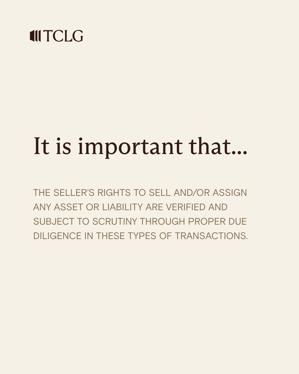 Whether you're a Seller or Buyer, hiring an attorney from the start is essential. 

TCLG’s attorneys are skilled in drafting and negotiating Asset Purchase Agreements for both parties. 

For help with your purchase or sale, contact us!

#Businesslaw