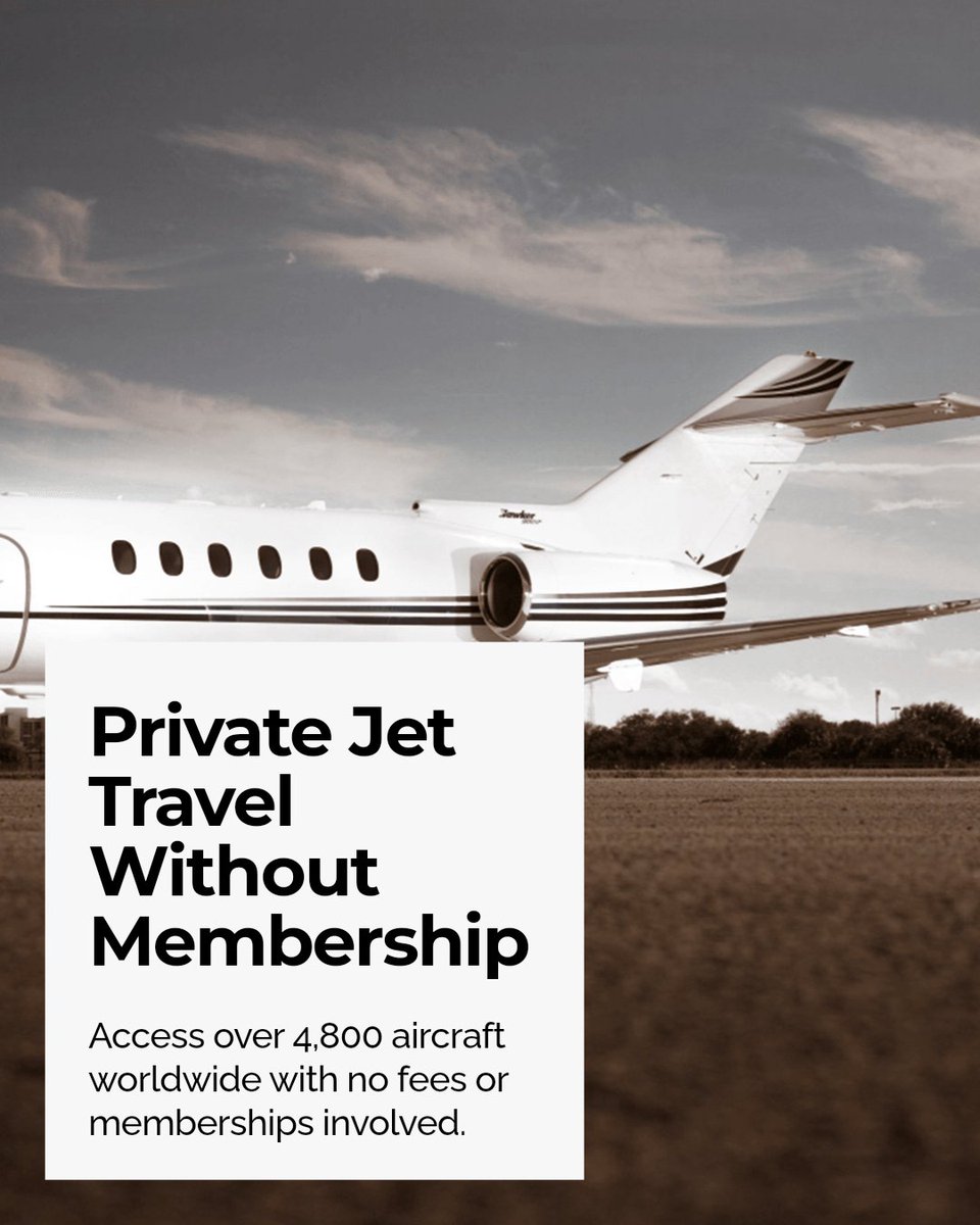TriumphJets's tweet image. Membership-free private jet travel. 4,800+ aircraft globally. No fees. No contracts. 60+ years of expertise. 24/7 service. #businessaviation #privatejetcharters #privatejetcharter #privatejets #luxurylife #chicagoland #chicagostyle #chicagobusiness