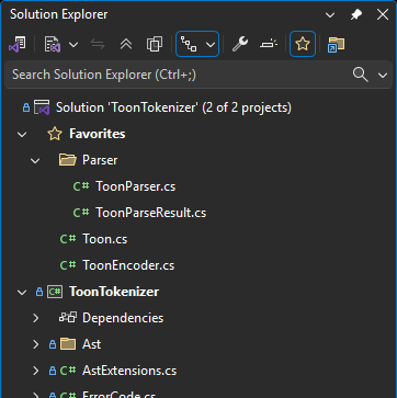 madskristensen's tweet photo. Pin your most important files to the top of Solution Explorer, whether they're in your solution or anywhere else on disk. Stop digging through folders.

Get the Visual Studio extension now!

https://t.co/FQtvG7ldIS https://t.co/Wvjt33ANDw