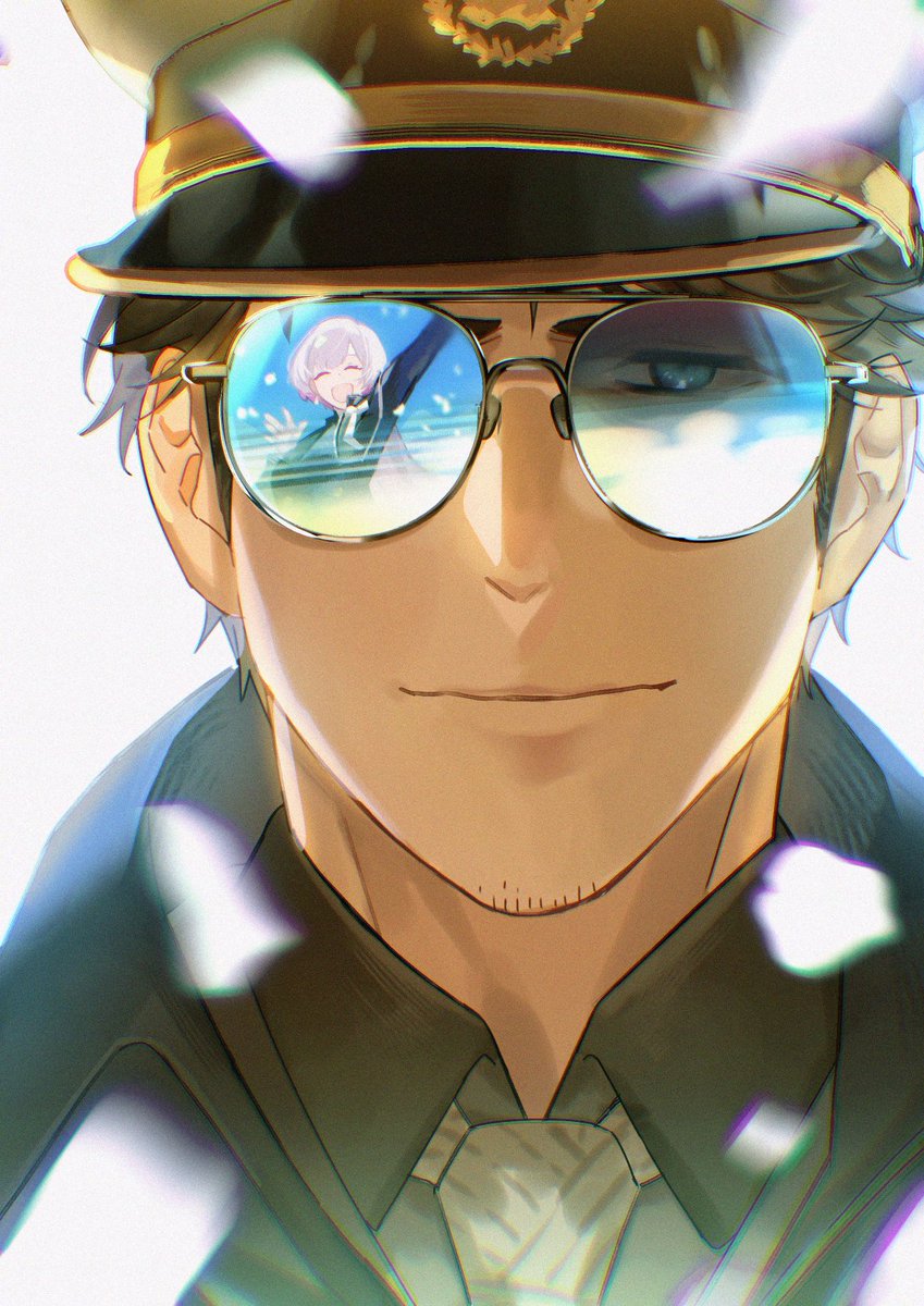 farebake's tweet image. Words yet to be said, mirrored in gaze.