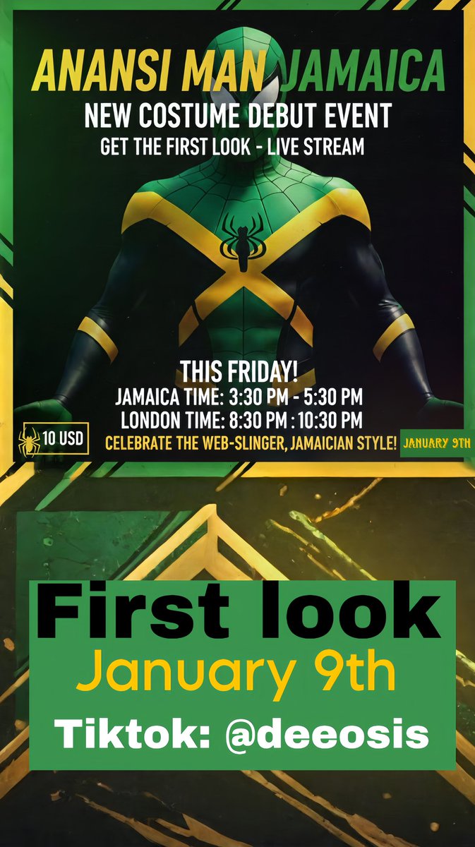 Jamaican Spiderman tweet media