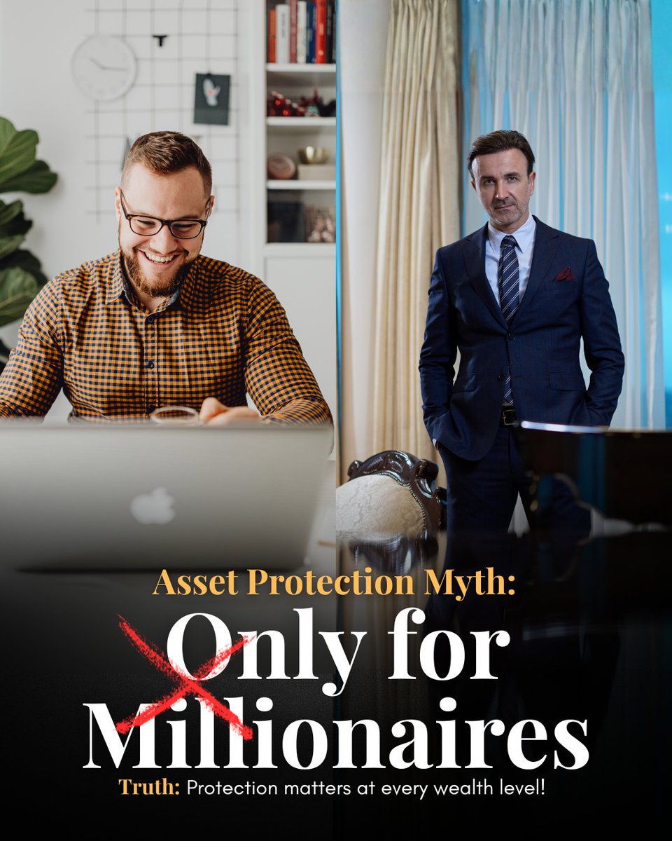 Asset Protection isn’t just for the ultra-wealthy.

Someone with $400k can be more exposed than someone with $400M if they lack legal structure.

It’s not about how much you have; it’s about what you’re exposed to.

Protect early.
👉 assetprotectionattorneys.com
📞 561-953-1050