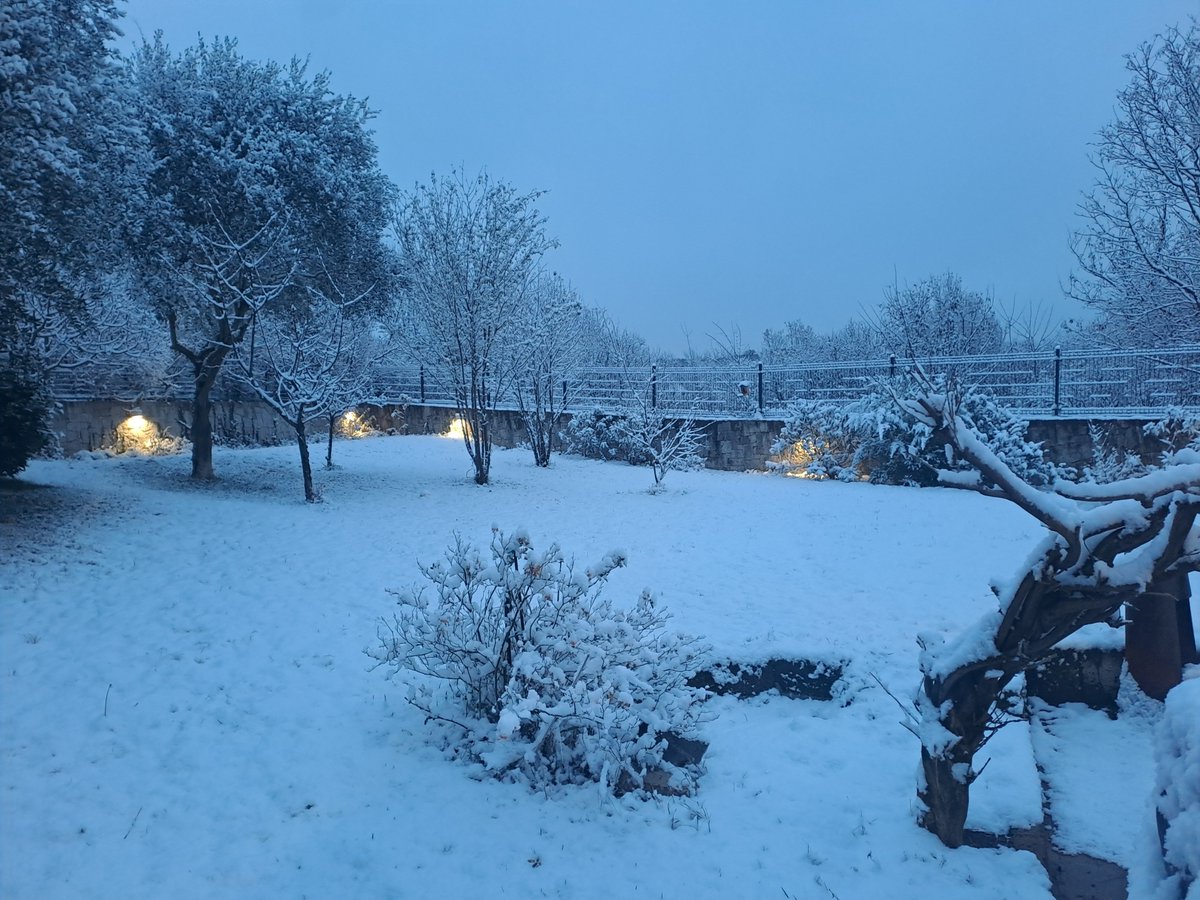 bertoli1966's tweet image. After many years some snow in Doberdo'..