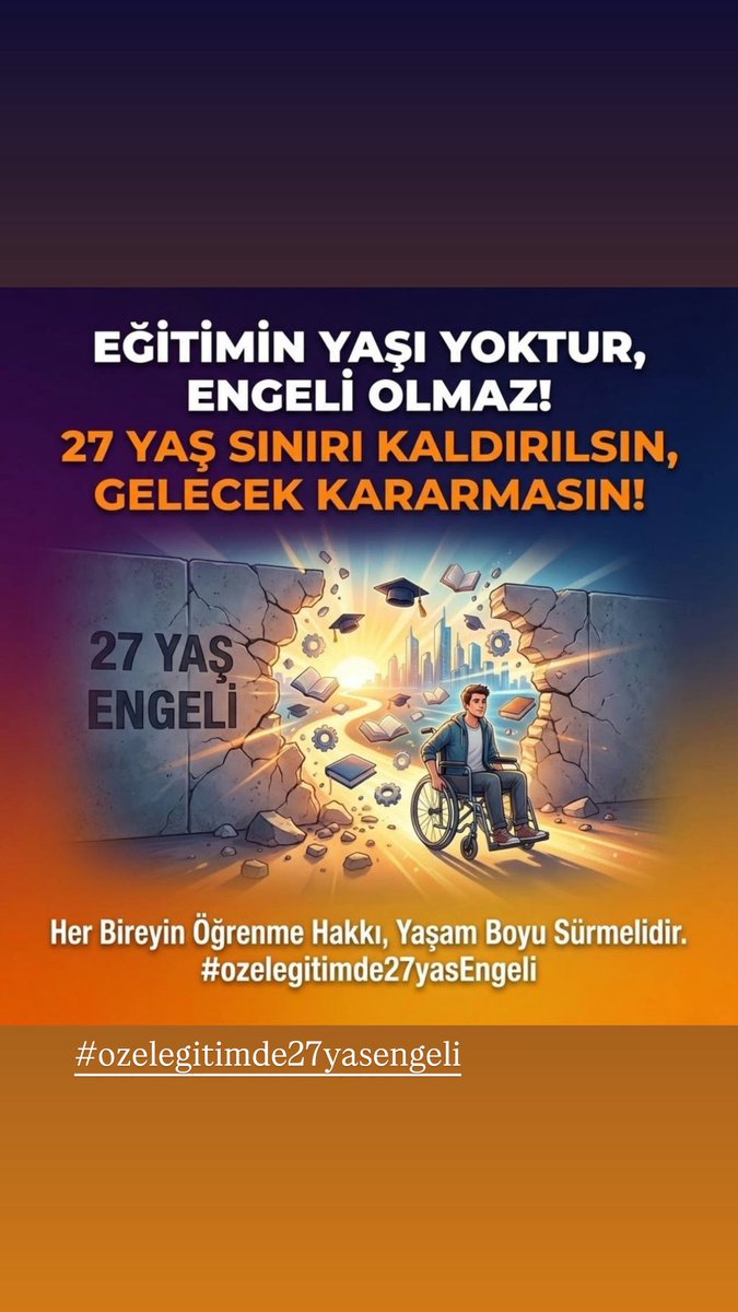 #ozelegitimde27yasengeli