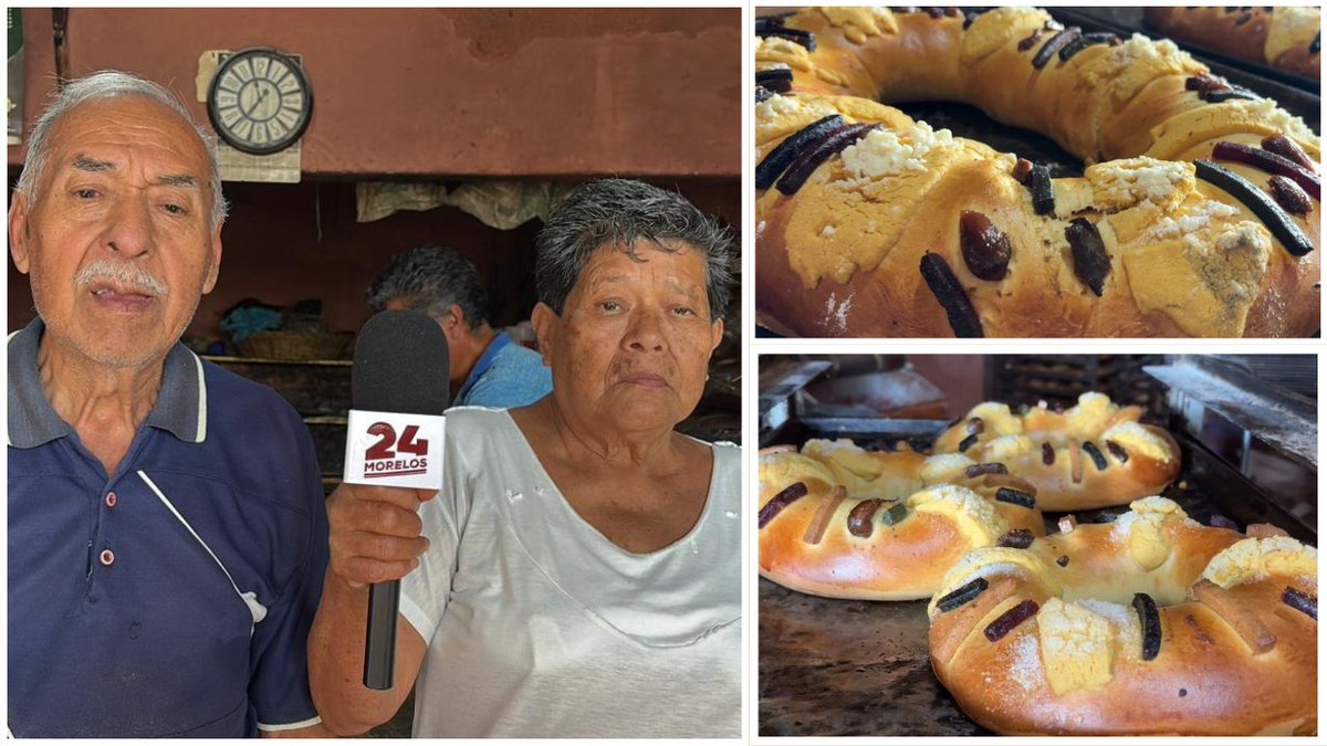 24_morelos's tweet image. SI O SÍ DEBES PROBAR LAS ROSCAS DE "LA CHIRIPADA"

“La #Chiripada” fue la primera #panadería de #Ahuatepec con más de 40 años de trabajo, hoy en día realiza más de 1000 #roscas al día en temporada alta de #Reyes. 

Iniciada por Rafael Gama y Piedad Díaz (esposos) con ganas de