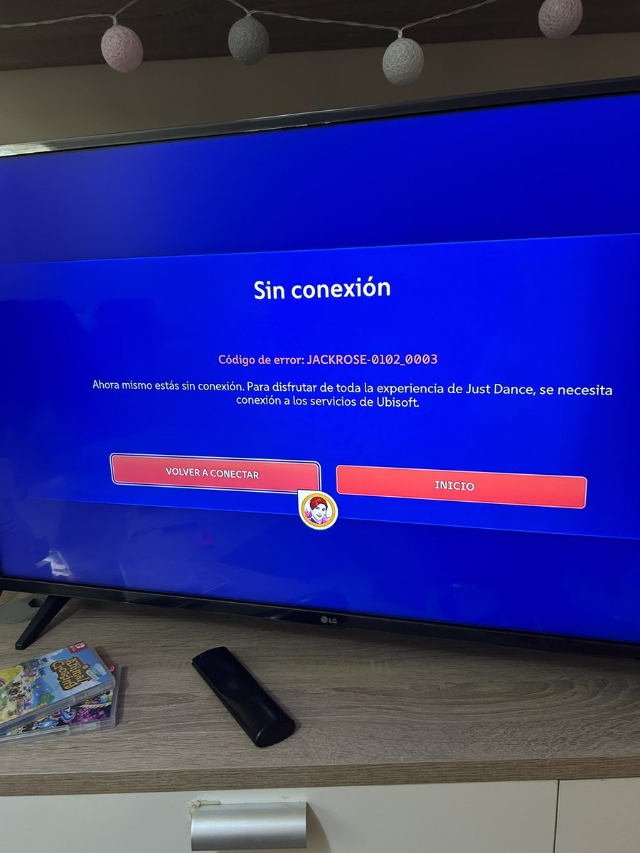 Gabialv91's tweet photo. @UbisoftSupport 

Trying to start Just Dance 2026 in Switch 1 for the first time and cannot pass this. Any help? Pliz. https://t.co/zYoBiIUunf