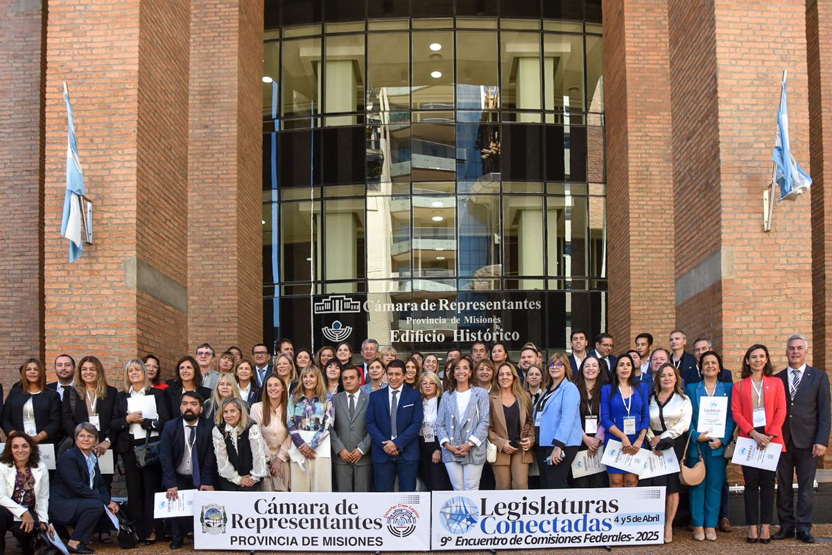 lconectadas's tweet image. #LegislaturasConectadas #Misiones 
👍 Productivo 9no encuentro de las Comisiones
Federales de Legislaturas Conectadas 
🌐 Mas info acá: 
legislaturasconectadas.gob.ar/Prensa/Product…
