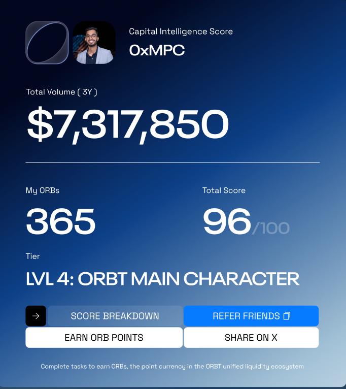 This is the epoch of a new era for Defi, and your chance to make your mark.

gORBT.