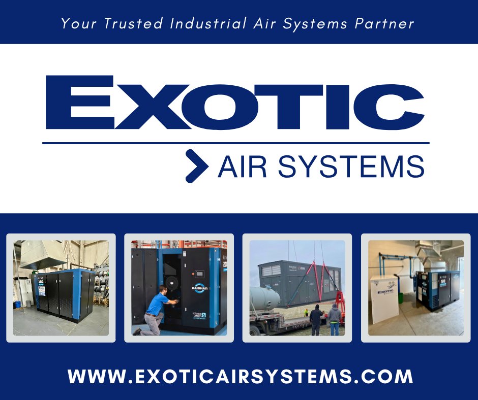 Exotic Air Systems provides full service air solutions ranging from free on-site assessments to machine maintenance &amp; repair. Our 24/7 Technicians ensure your facilities are fully functional 24 hours a day, 7 days a week, 365 days a year! Contact us (844) FIX-AIR1.