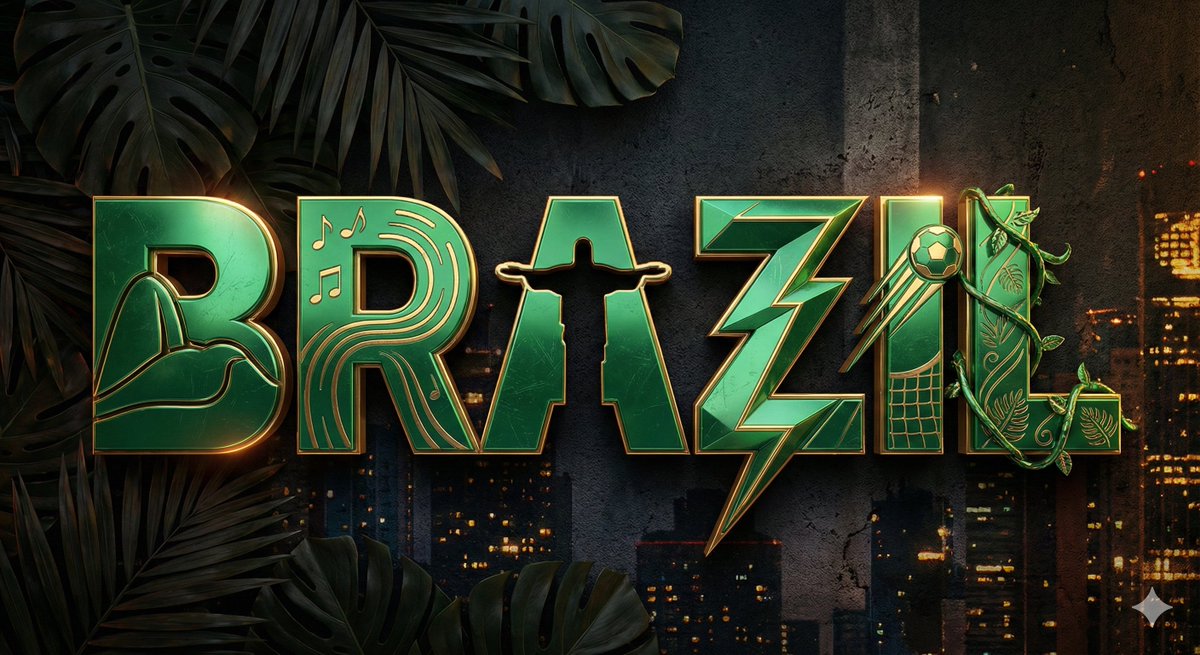 A unique 3D typography style that integrates cultural elements into each letterform, set against a dramatic background to create a premium visual experience.